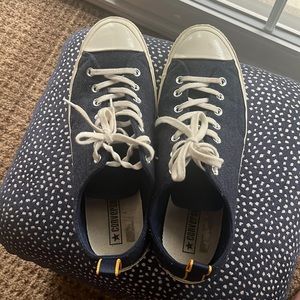 Navy Blue Wool Converse All-Star- Size 11